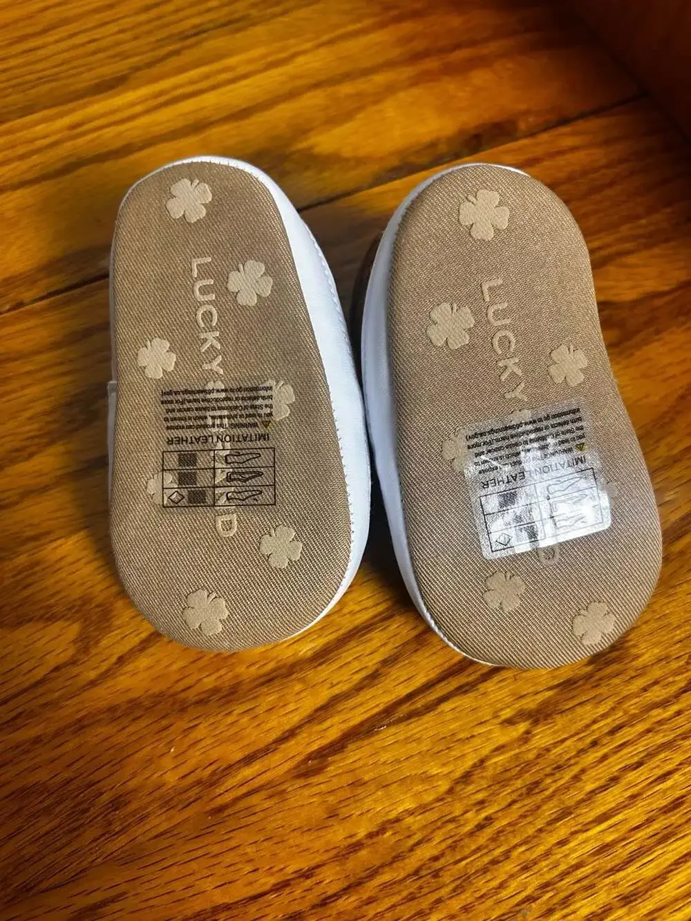 Lucky Brand Brown Corduroy Slip-On Baby Crib Shoes Size 2